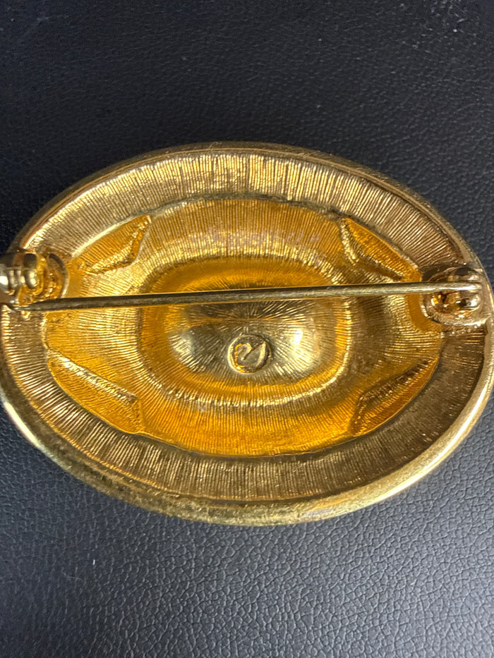 Swarovski Imber Gold-Toned Brooch