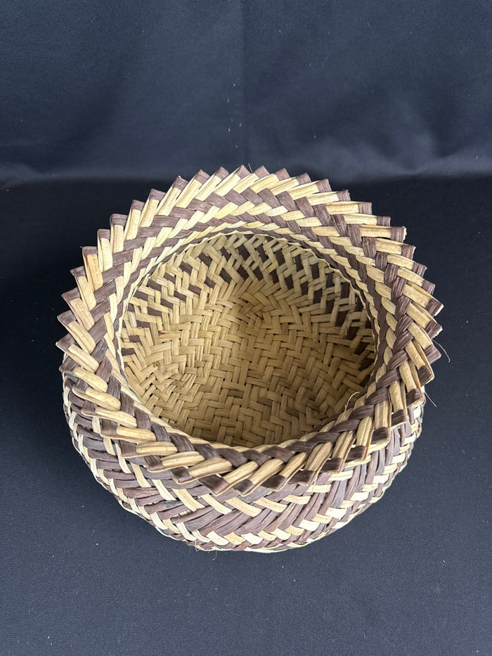 Tarhumara basket with 15 nesting baskets