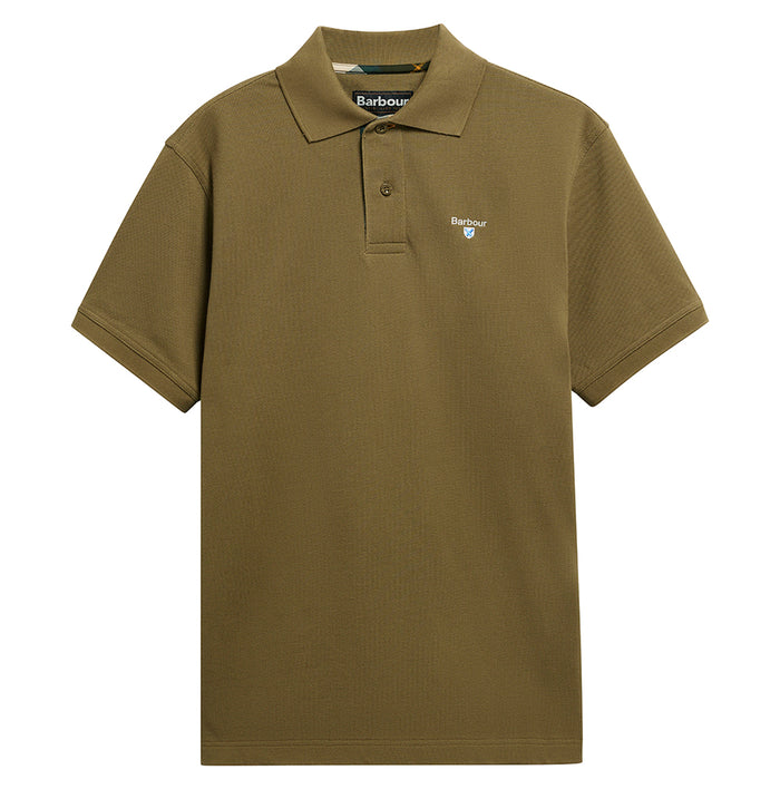 Tartan Pique Tailored Polo Shirt