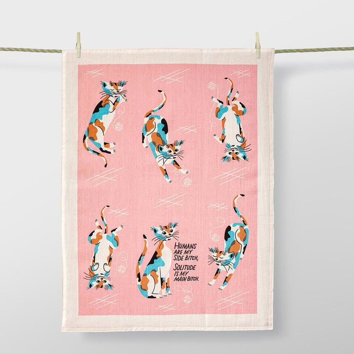 Humans are my Side Bitch Tea Towel