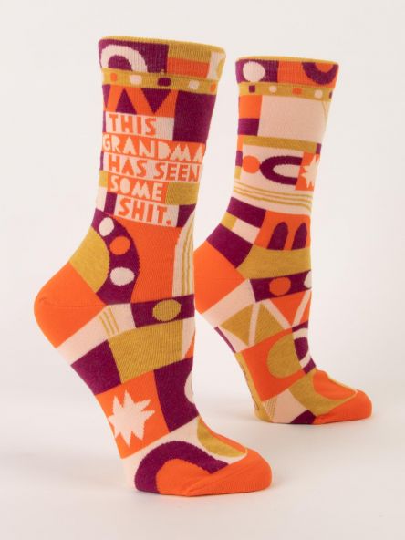This Grandma Has Seen Some Shit - Women's Socks -Blue Q