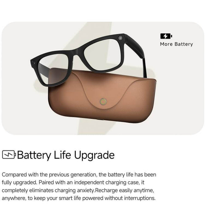 TurboView Ultra HD 8MP AI Smart Video Glasses real time 26 languages ai translation dialogue interface