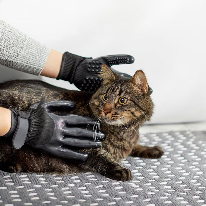 Ultimate Pet Grooming Glove - Deshedding & Massage Brush for Dogs & Cats - Dog.Dog.Cat.