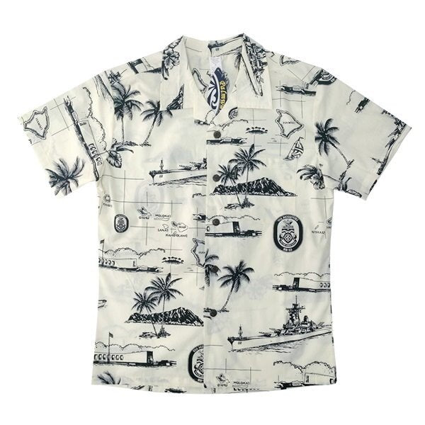 USS Missouri Battleship Aloha Shirt