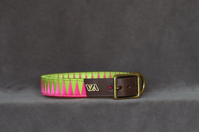 VEZZA Dog Collars - 1" wide - Standard Peak Design