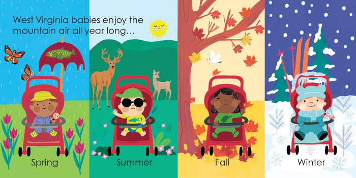 West Virginia Baby: A Mountain State Board Book