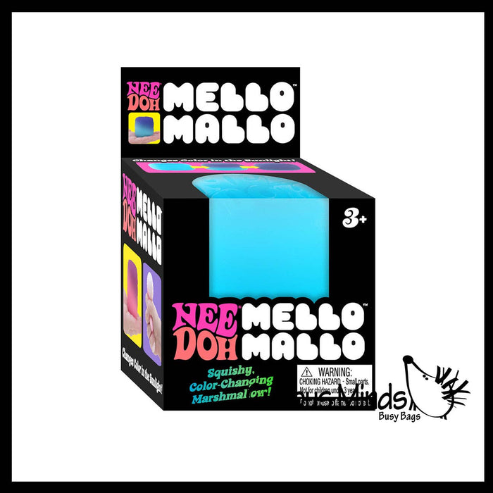 1 NeeDoh Mello Mallo Soft Doh Filled Stretch Ball