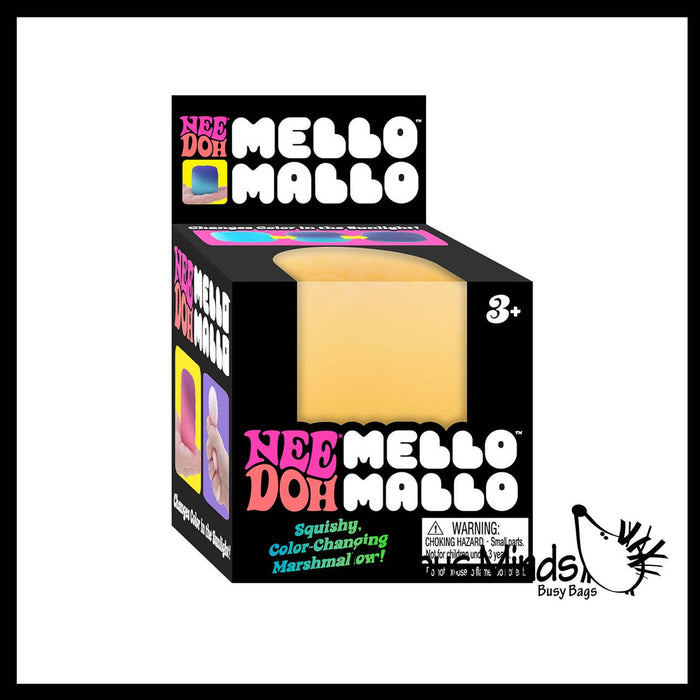 1 NeeDoh Mello Mallo Soft Doh Filled Stretch Ball