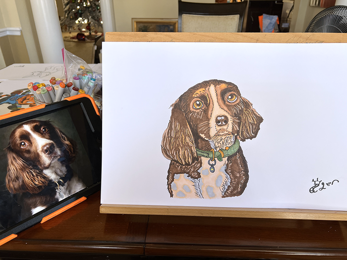 11x17 Pet Drawing Commission