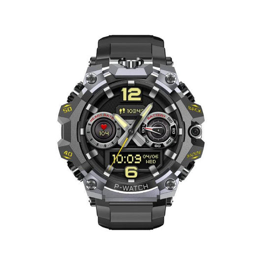 1.75 inch AMOLED GPS Sport Smart Watch premium zinc alloy mid frame construction design profile