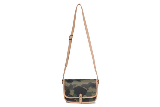 1ST CAMO LEATHER SHOULDER BAG