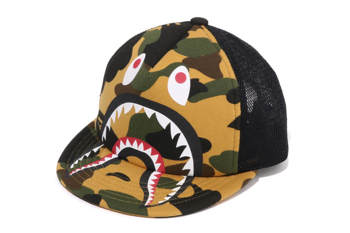 1ST CAMO SHARK MESH CAP KIDS
