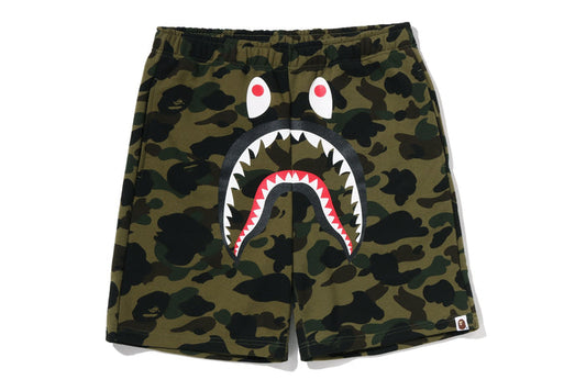 1ST CAMO SHARK SWEAT SHORTS