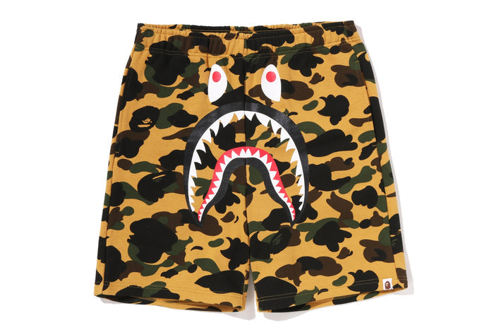 1ST CAMO SHARK SWEAT SHORTS