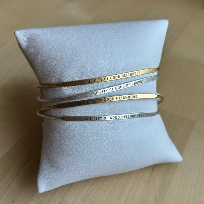City of Good Neighbors Bangle - Molly + Kate