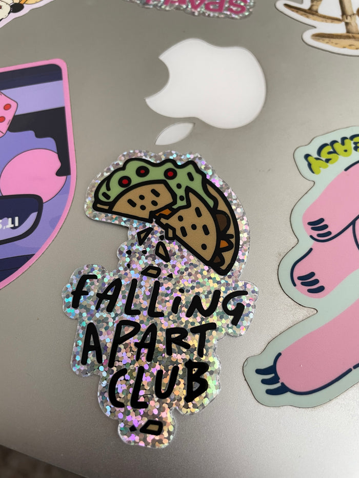 Falling Apart Club Sticker