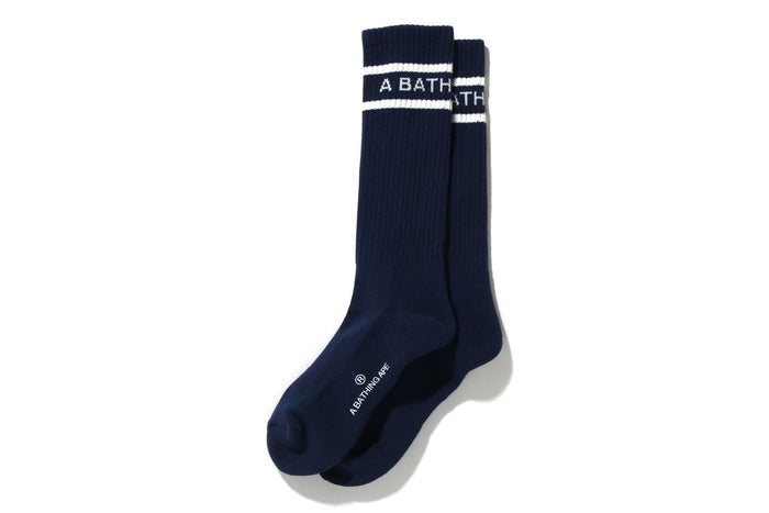 A BATHING APE LINE LONG SOCKS