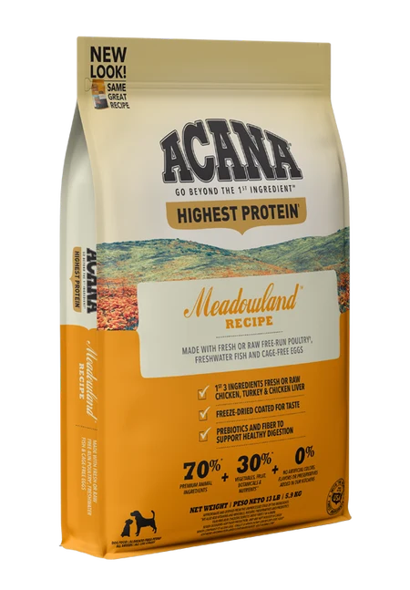 Acana Dry Dog Food - Meadowland - Dog.Dog.Cat.