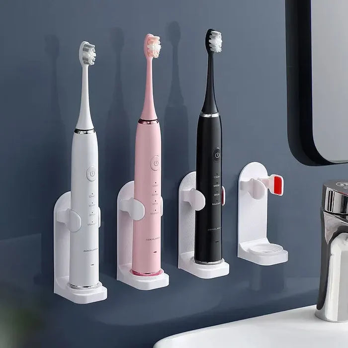 Adjustable Non-Slip Electric Toothbrush Holder Wall Mount ABS