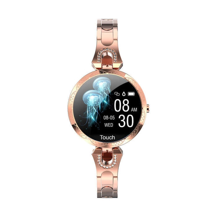 AK15 Fashion Smart Female Bracelet crystal clear spherical tempered glass lens transparency test