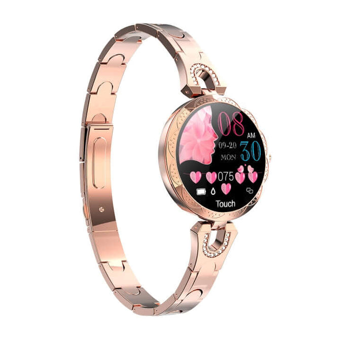 AK15 Fashion Smart Female Bracelet lightweight chassis and slim profile fitted gracefully on wrist