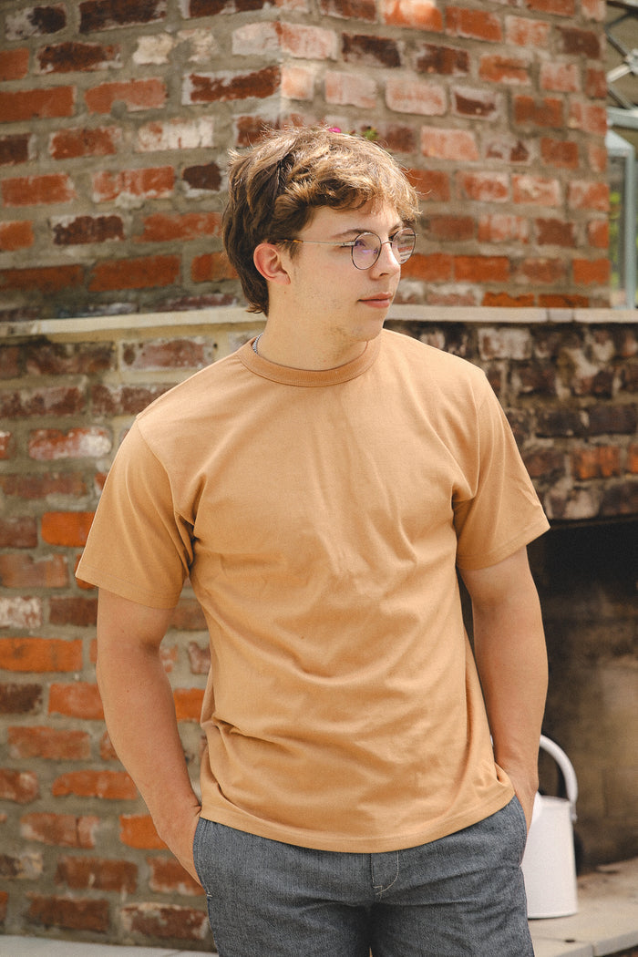 ANM Loopwheel Tee-Clay