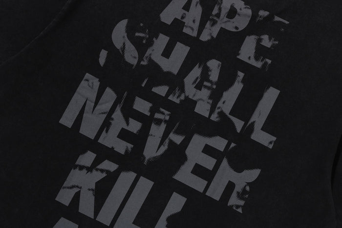 APE HEAD HEAVY WASHED RELAXED FIT TEE