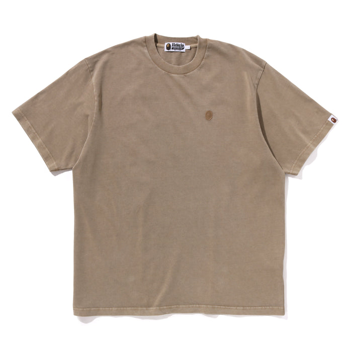 APE HEAD ONE POINT GARMENT DYED POCKET RELAXED FIT TEE