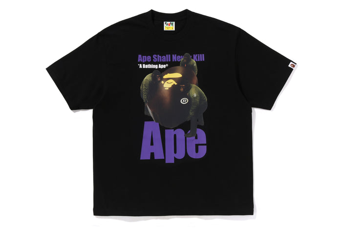 APE HEAD PHOTO PRINT RELAXED FIT TEE
