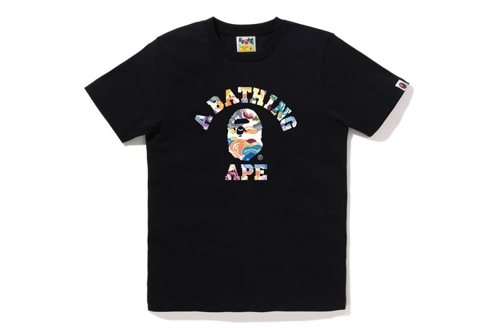 ART CAMO COLLEGE TEE LADIES