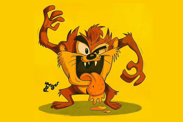 Art Print - C43 Taz Color - Warner Bros / Looney Tunes