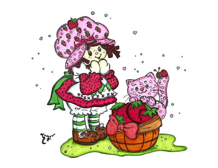 Art Print - C49 Strawberry Shortcake