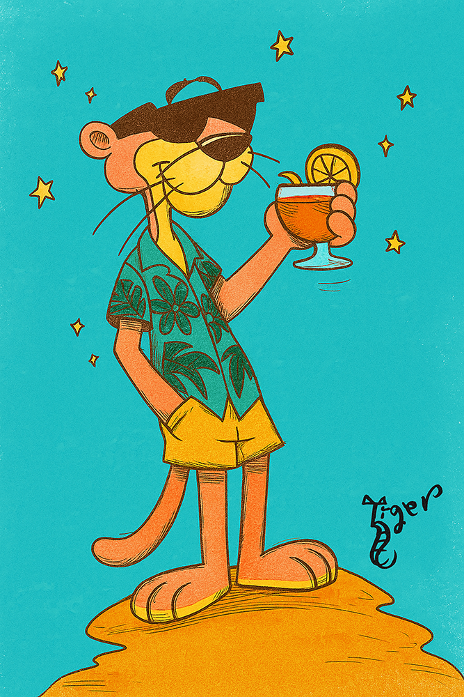 Art Print - C57 Pink Panther Color