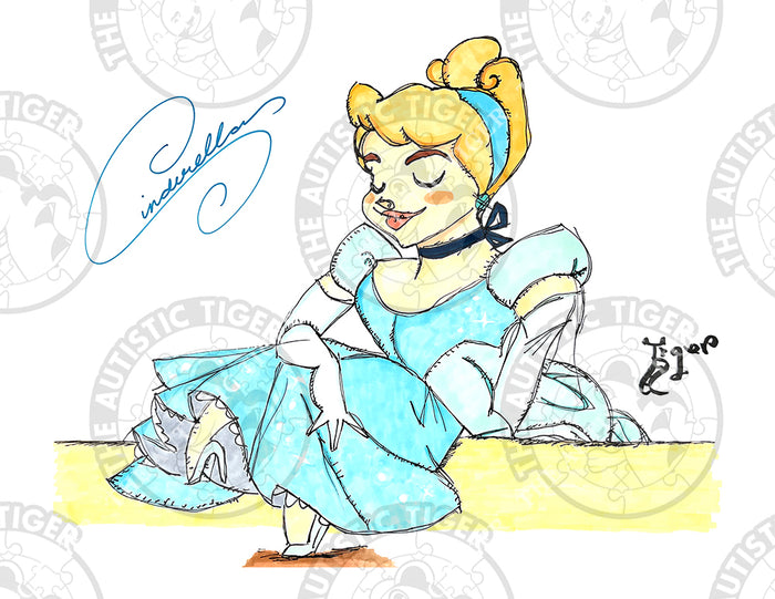 Art Print - D14 Cinderella SIGNED