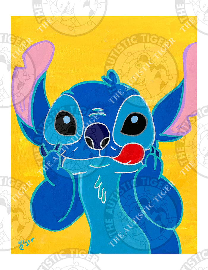 Art Print - PA01 Stitch Painting - Pop Art