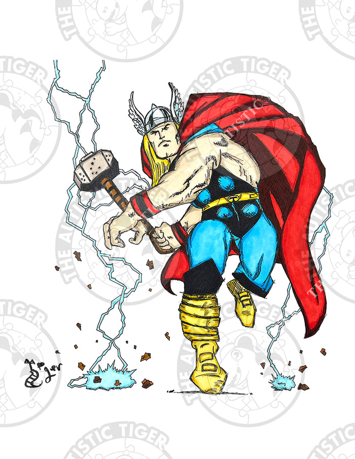 Art Print - SH13 Thor - Marvel