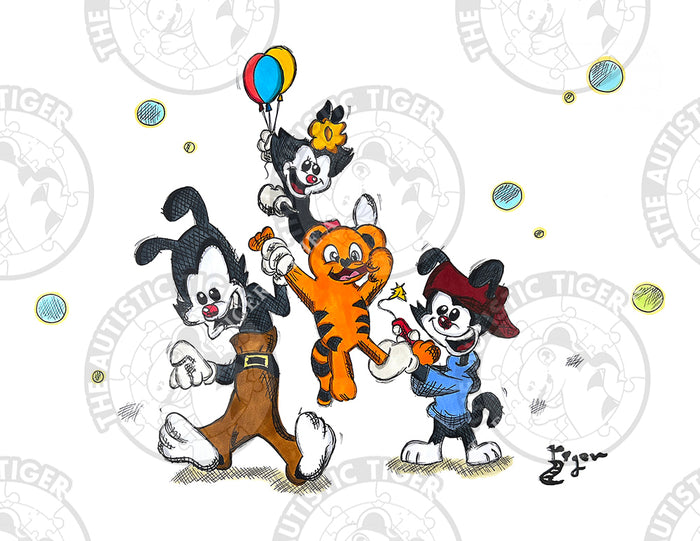 Art Print - T06 TAT with the Animaniacs