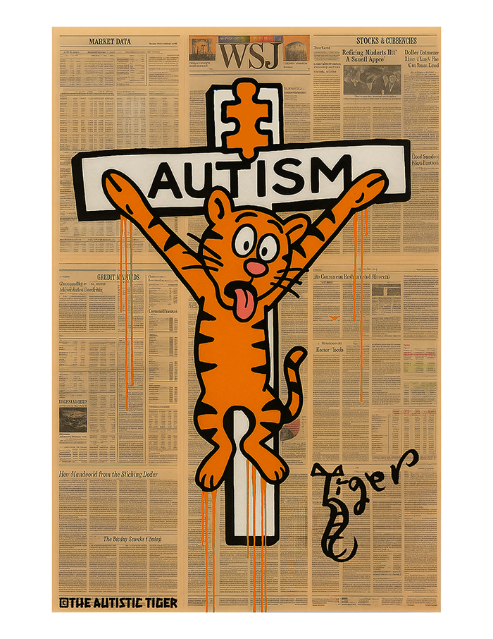 Art Print - T12 TAT on Autism Cross