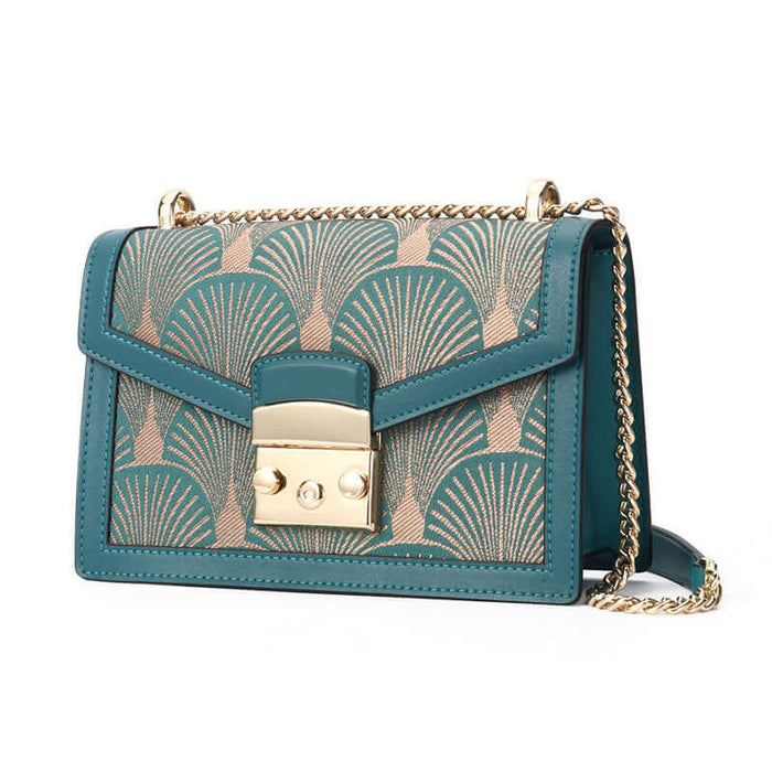 Artistic Embroidery Leather Women's Messenger Bag Detailed Artistic Stitching