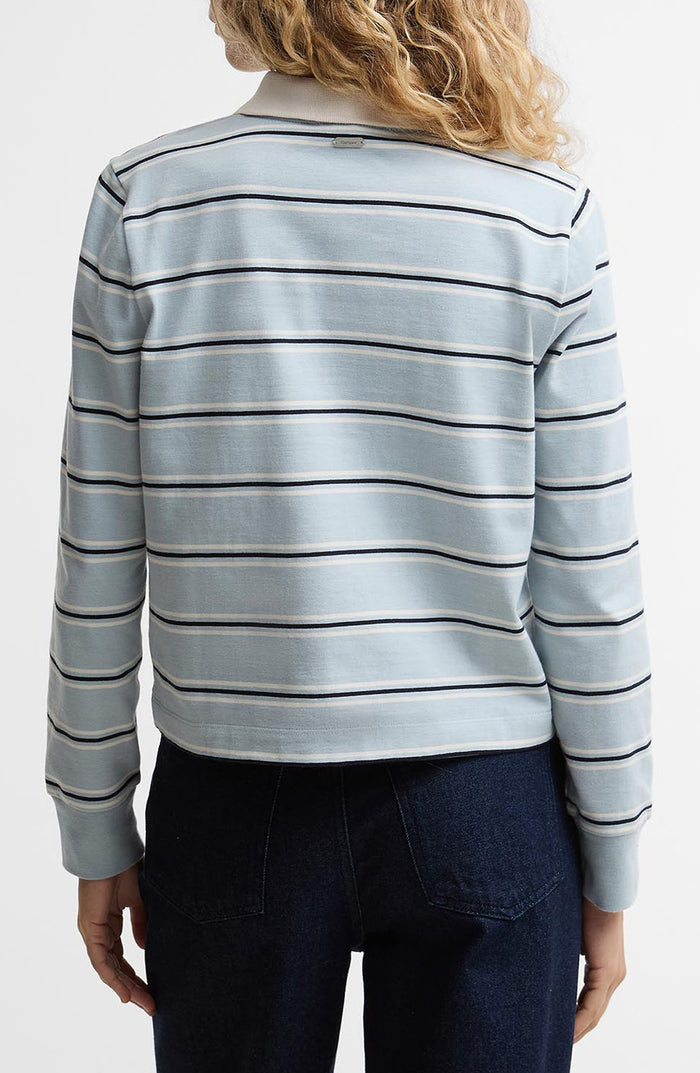 Ashwell Stripe Cotton Jersey Polo