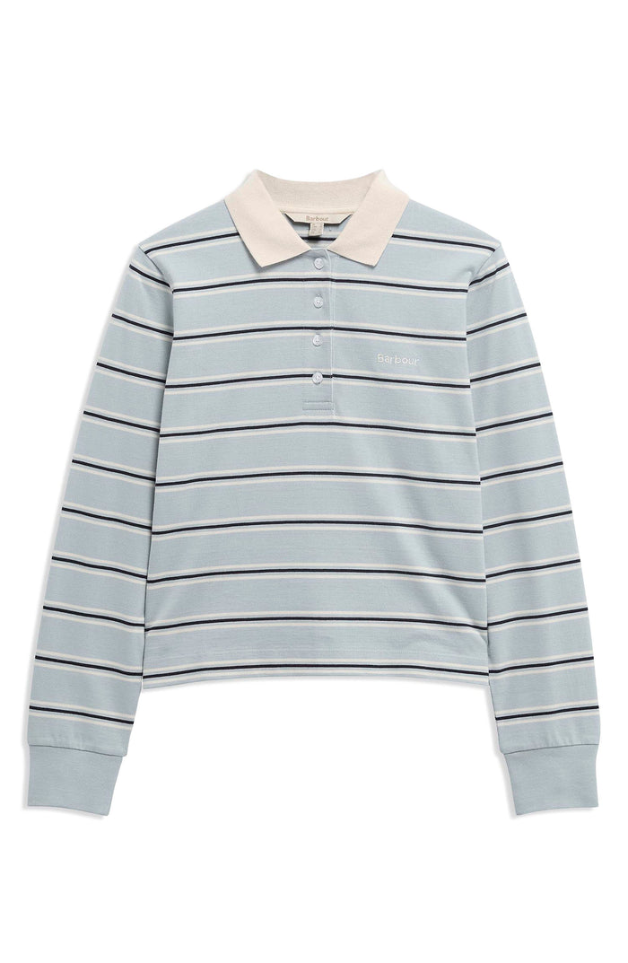 Ashwell Stripe Cotton Jersey Polo
