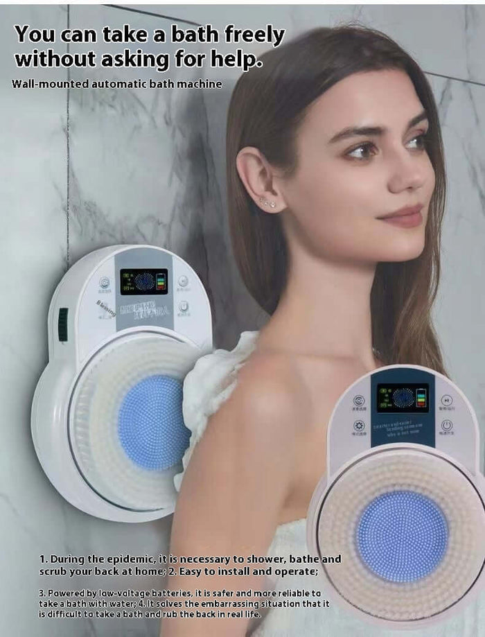 Automatic Wall Mounted Electric Bath Brush Full Body Cleaner wall mounted