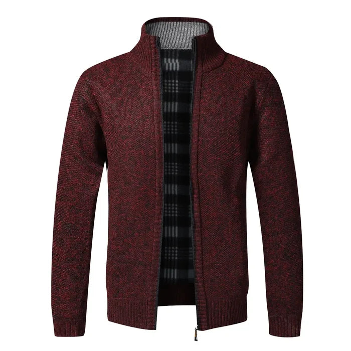 Cardigan01 Wine red / Asian Size  XXL