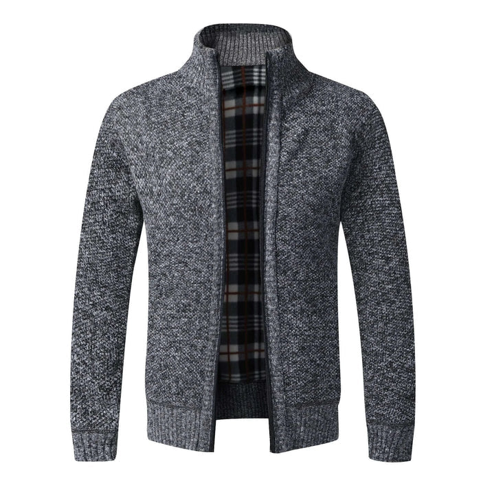 Cardigan01 Dark Grey / Asian Size  4XL