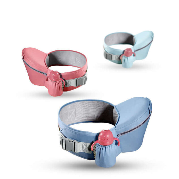 Baby Carrier Waist Stool front zipper pocket.