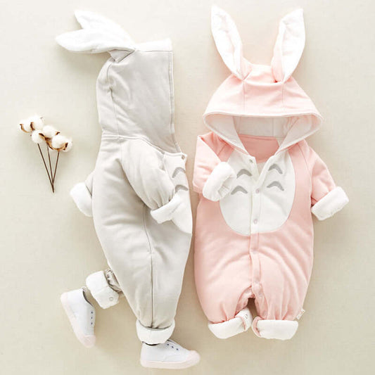 Baby Jumpsuit Romper Cotton Long Sleeve Outfit commercial retail factory measurement matrix schematic overview.