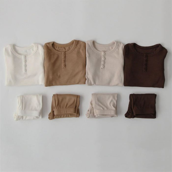 Baby Kids Pajamas Set boy and girl outfit.