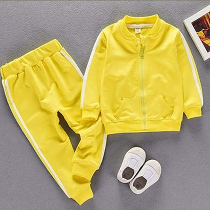 Baby Kids Sports Suit blue infant activewear.