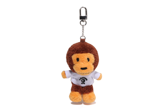 BABY MILO COLLEGE TEE PLUSH DOLL KEYCHAIN