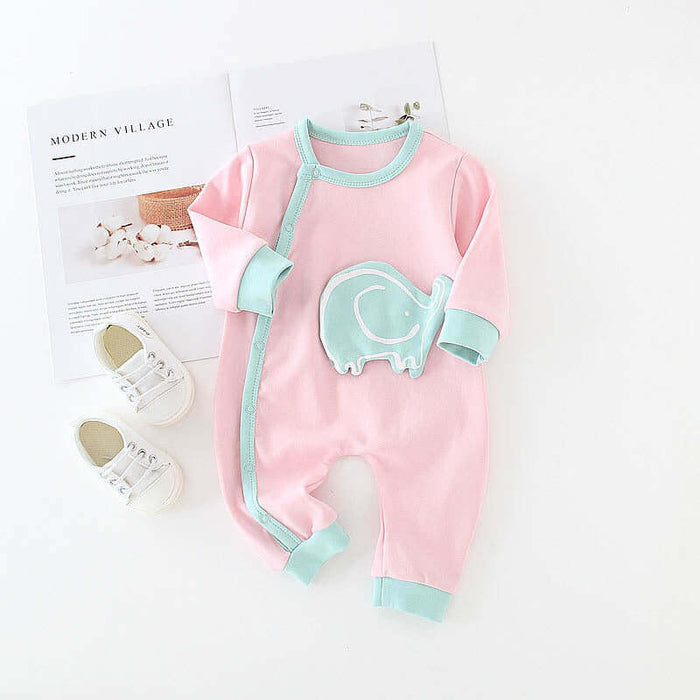 Baby One-Piece Romper Cotton class A safety fabric.